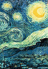 Van Gogh's Starry Night - one way of looking at the stars